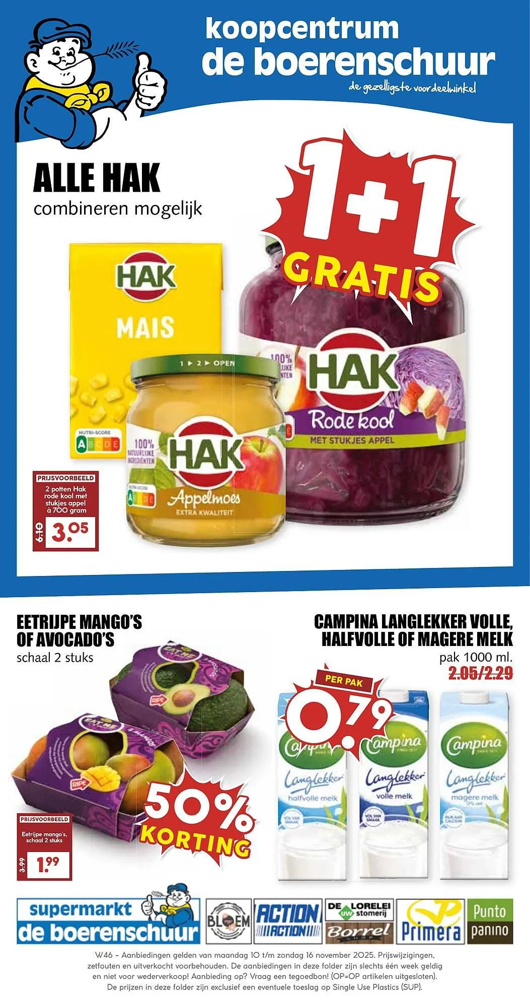 De Boerenschuur folder van 10 november tot 15 november 2025 - Folder pagina 1