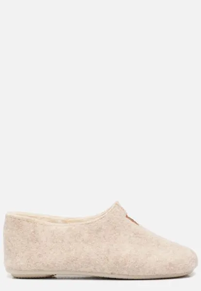 Nortenas Pantoffels beige Imitatiebont 270256