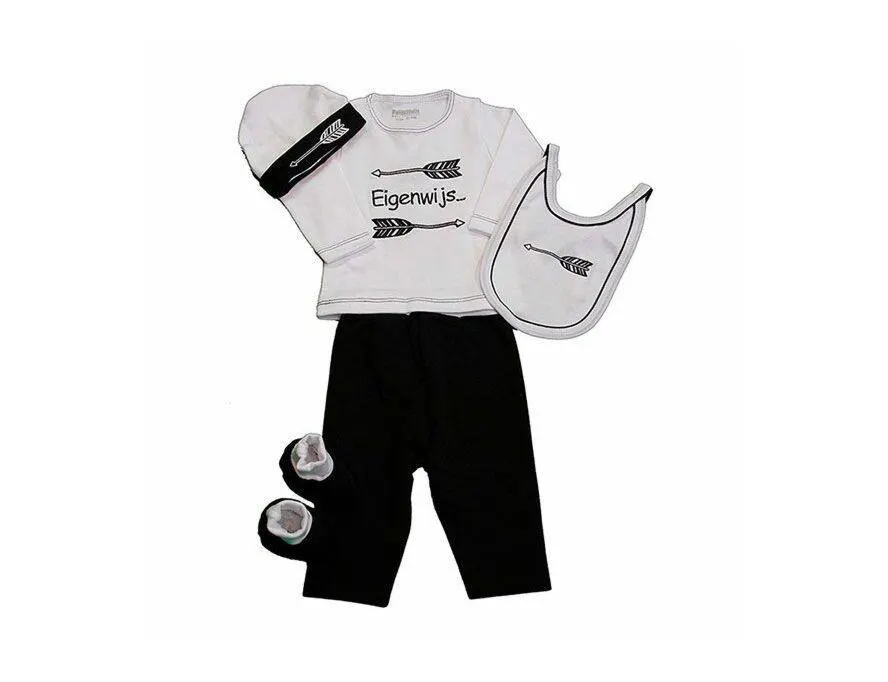 Giftset 5-delig Eigenwijs Zwart/Wit