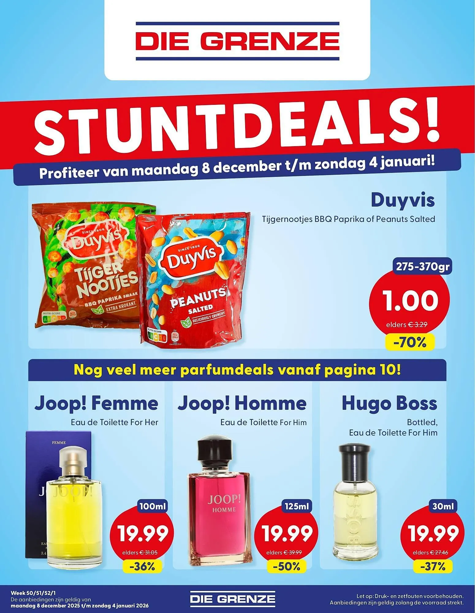 Die Grenze folder van 8 december tot 4 januari 2026 - Folder pagina 1