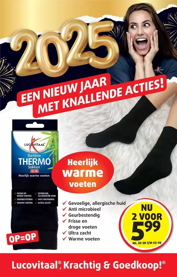 Een nieuw jaar met knallende acties! van 8 januari tot 22 januari 2025 - Folder pagina 1