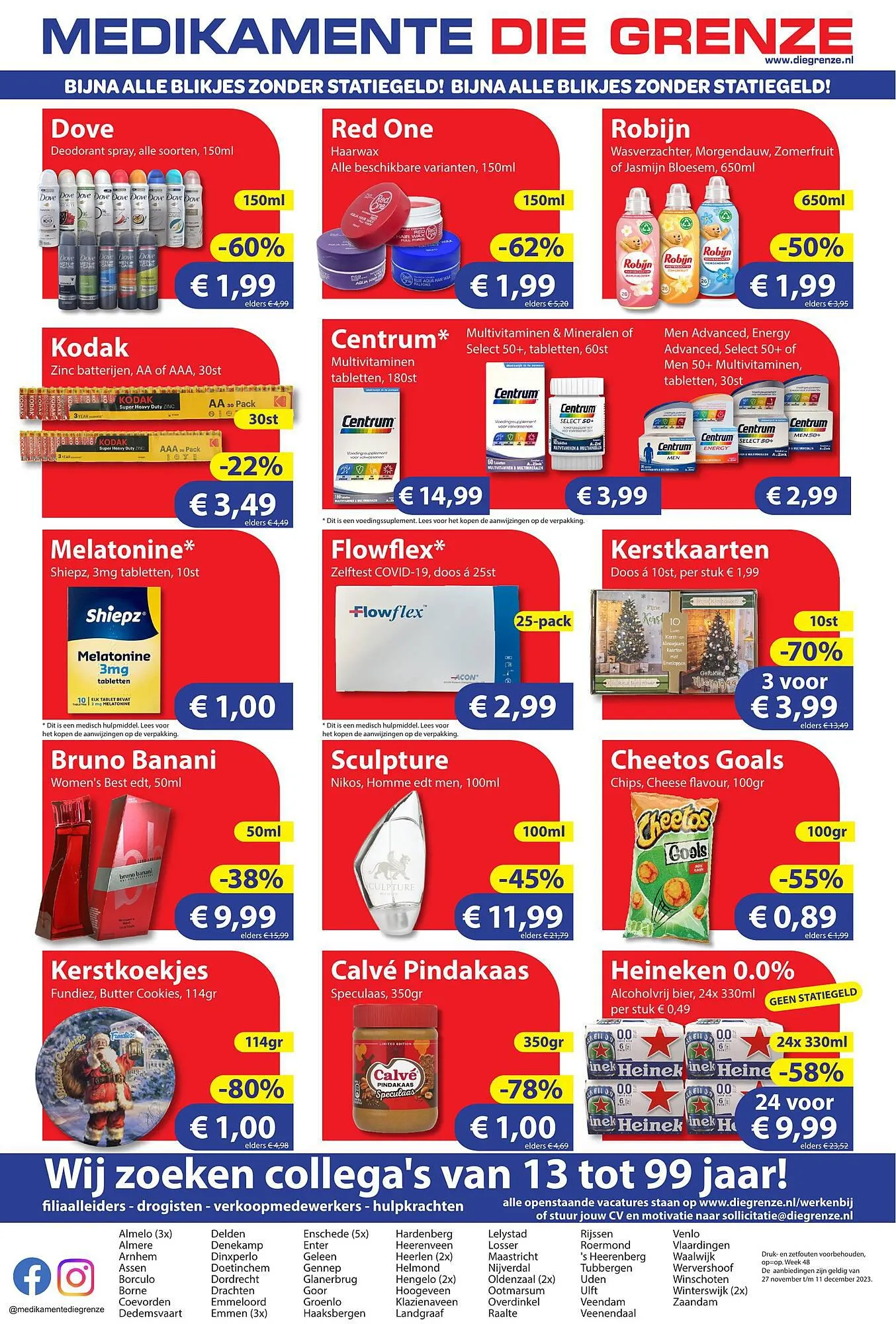 Die Grenze folder van 28 november tot 4 december 2023 - Folder pagina 1