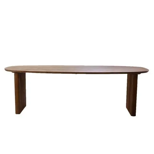 Giga Meubel Eettafel Aya - Deens Ovaal - Mangohout - Naturel - 250cm