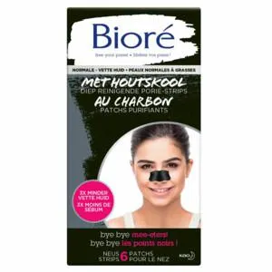 Bioré Houtskool Diep Reinigende Porie Strips 6 strips