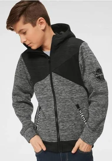 Chiemsee Softshell-jack voor koudere dagen, van polyester, modieuze look, met capuchon