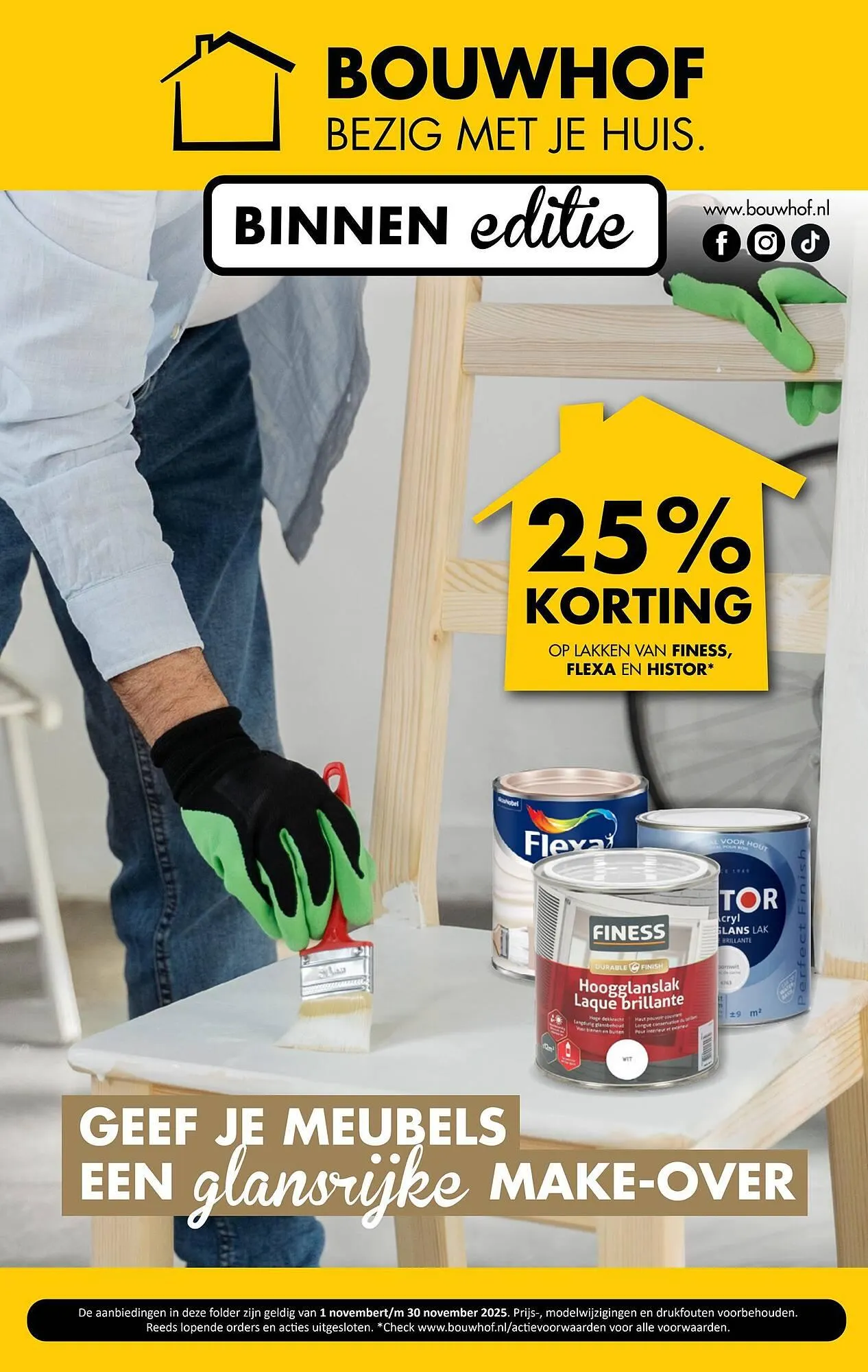 Bouwhof folder van 11 november tot 30 november 2025 - Folder pagina 1