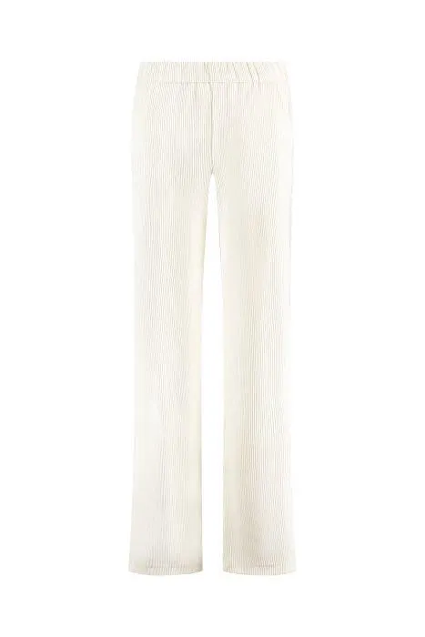Chiara cord broek off-white