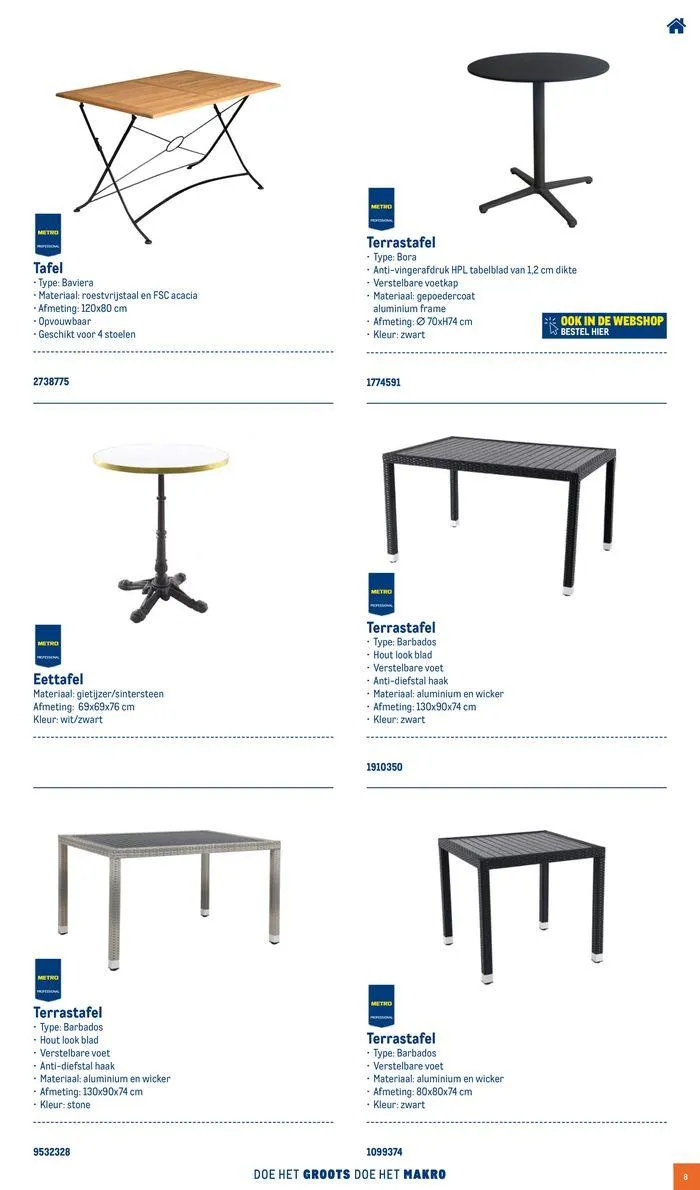 Terras & BBQ van 20 september tot 4 oktober 2024 - Folder pagina 8