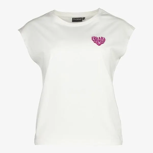 TwoDay dames shirt met detail op de borst