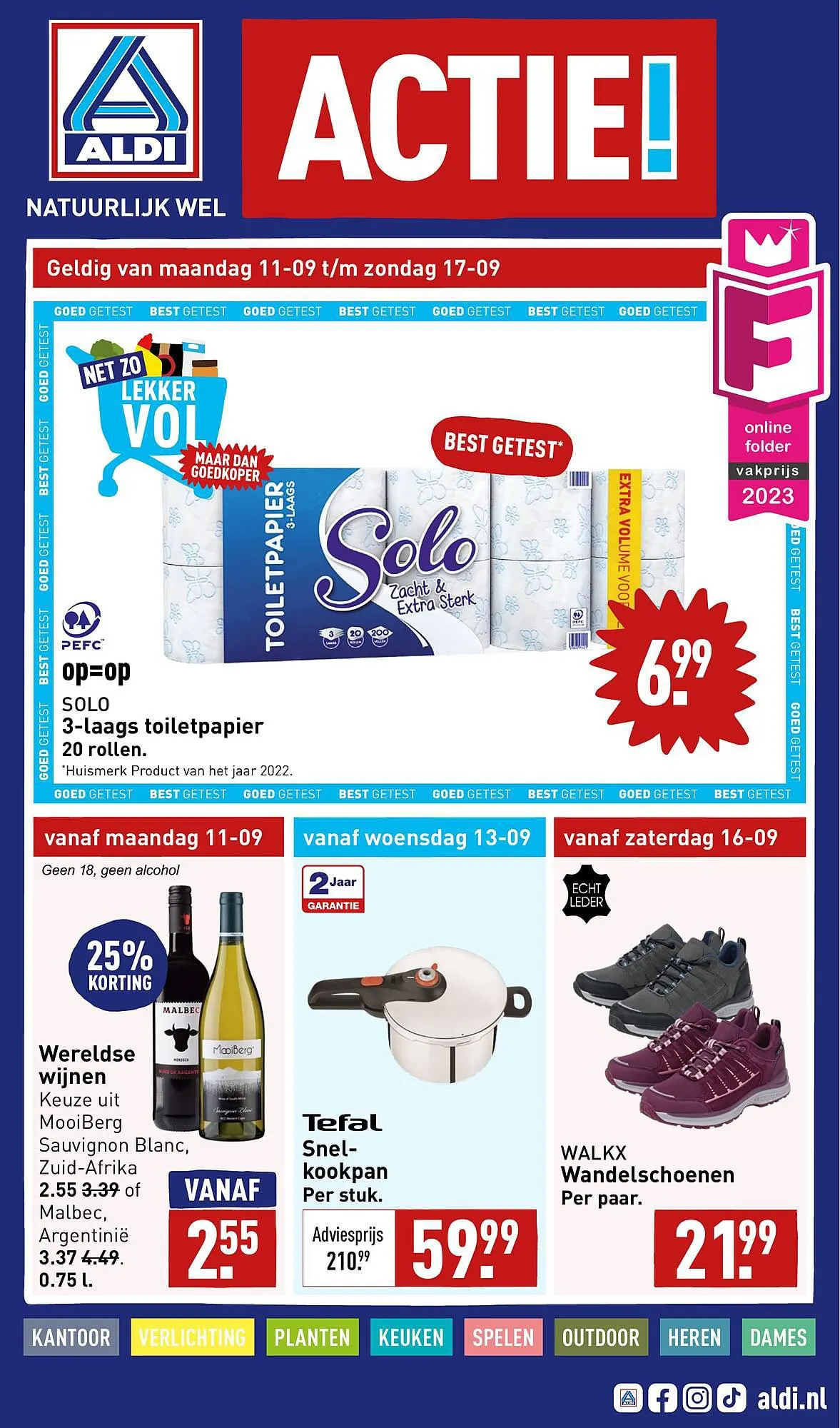 ALDI folder van 11 september tot 17 september 2023 - Folder pagina 1