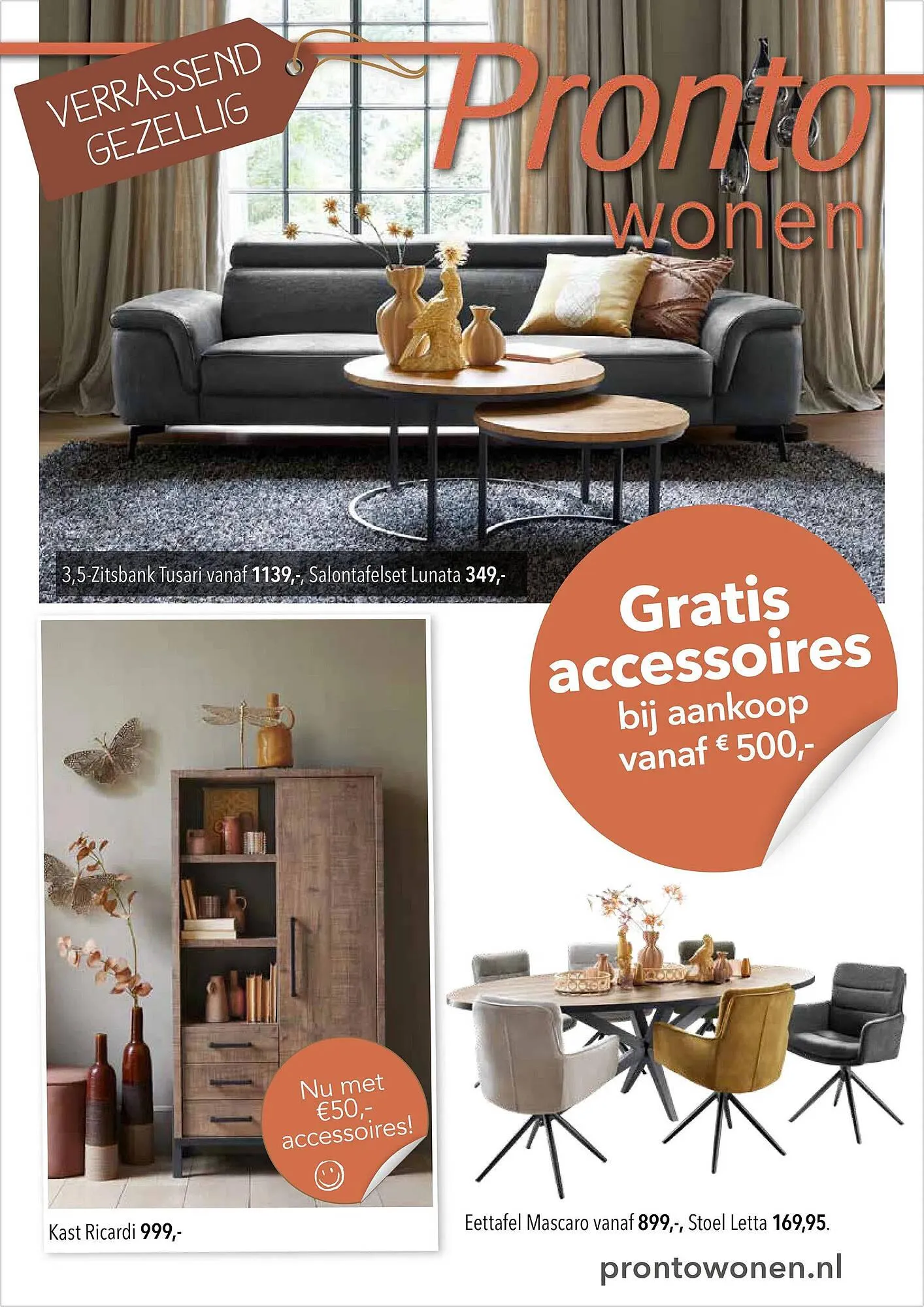 Pronto wonen folder van 12 oktober tot 18 oktober 2025 - Folder pagina 1