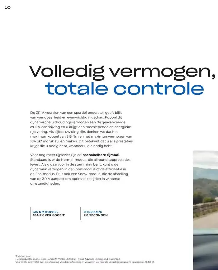 ZR-V van 19 november tot 30 juni 2025 - Folder pagina 10