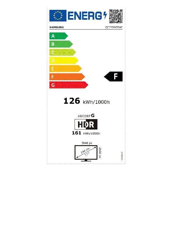 Samsung 77 INCH OLED 4K S92D (2024)