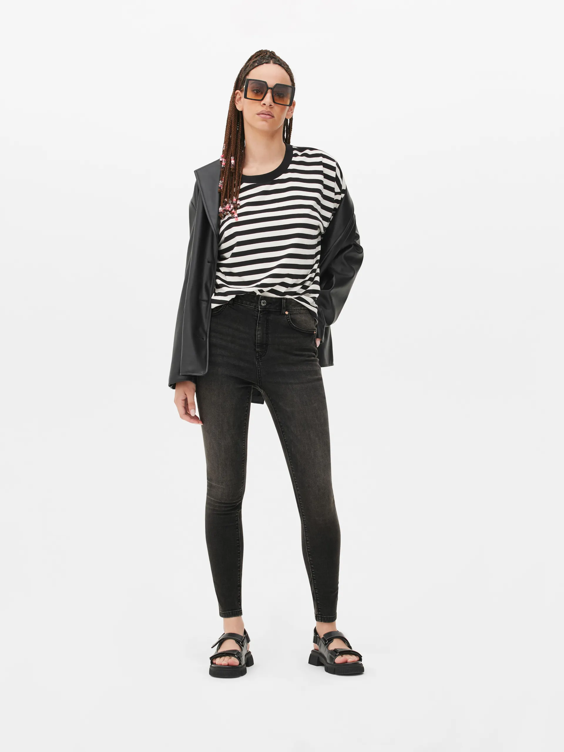 High-Rise Skinny Jeans