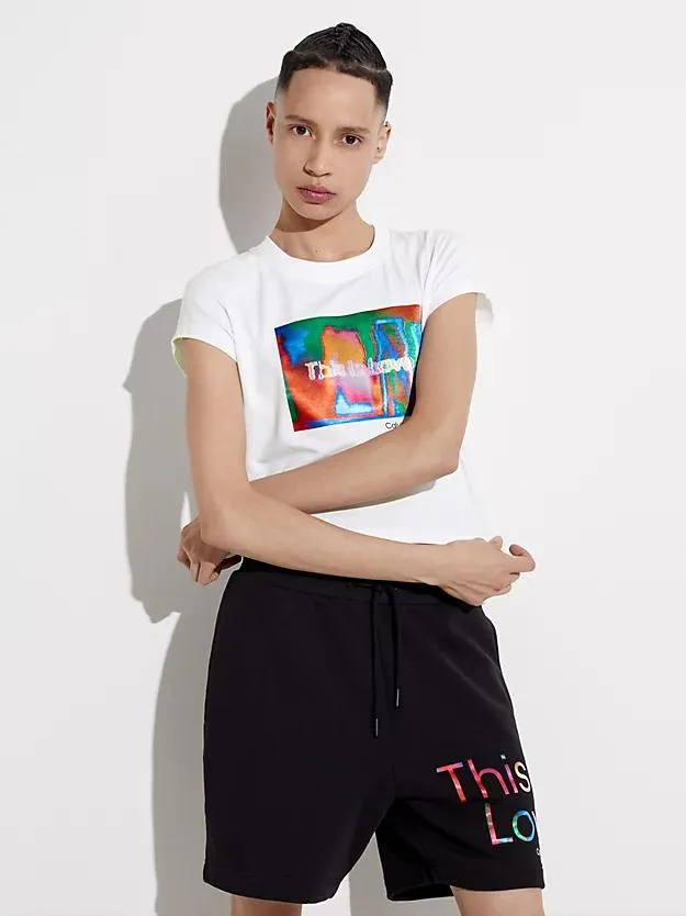Slim cropped T-shirt - Pride