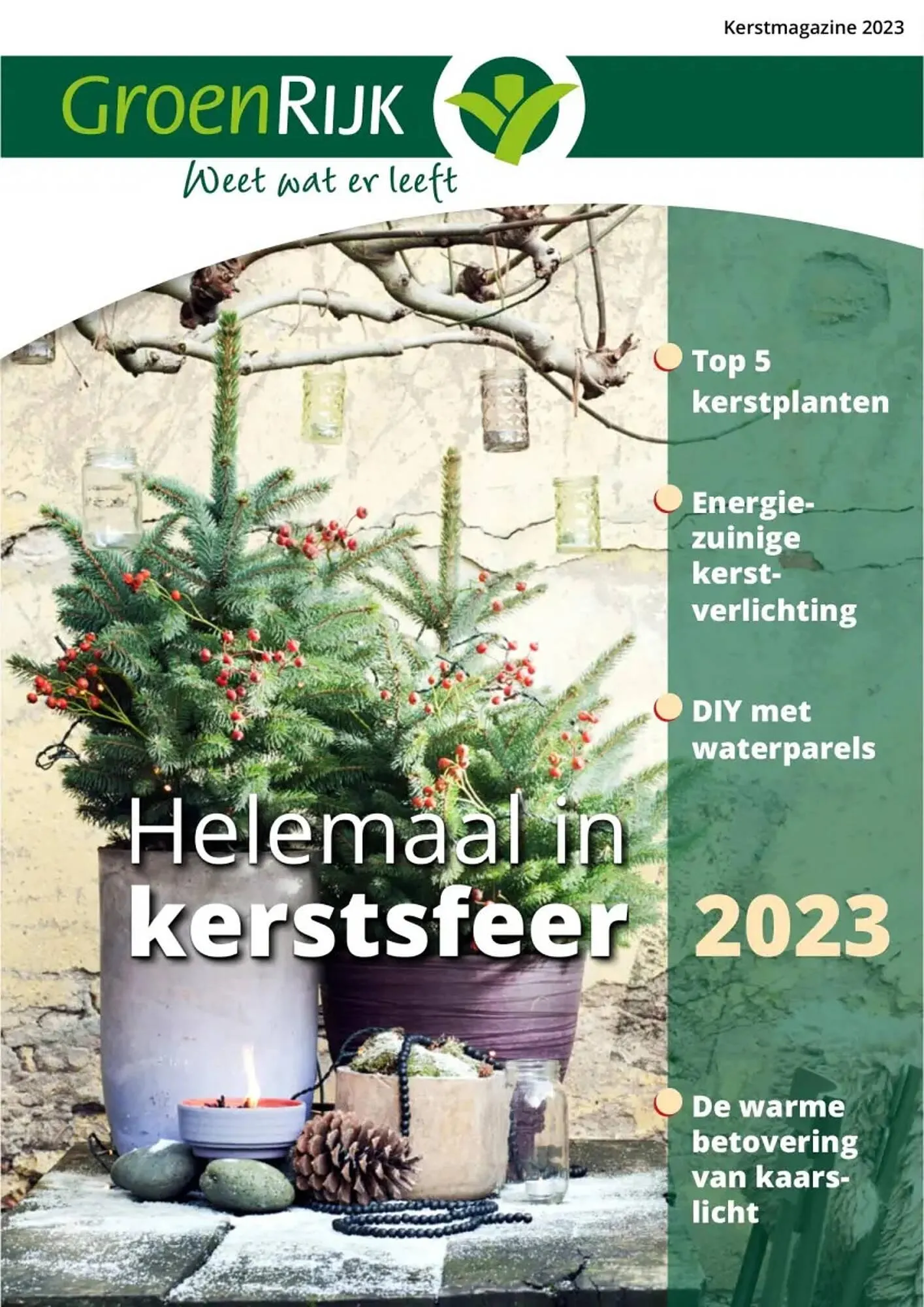 GroenRijk folder van 1 november tot 26 december 2023 - Folder pagina 1