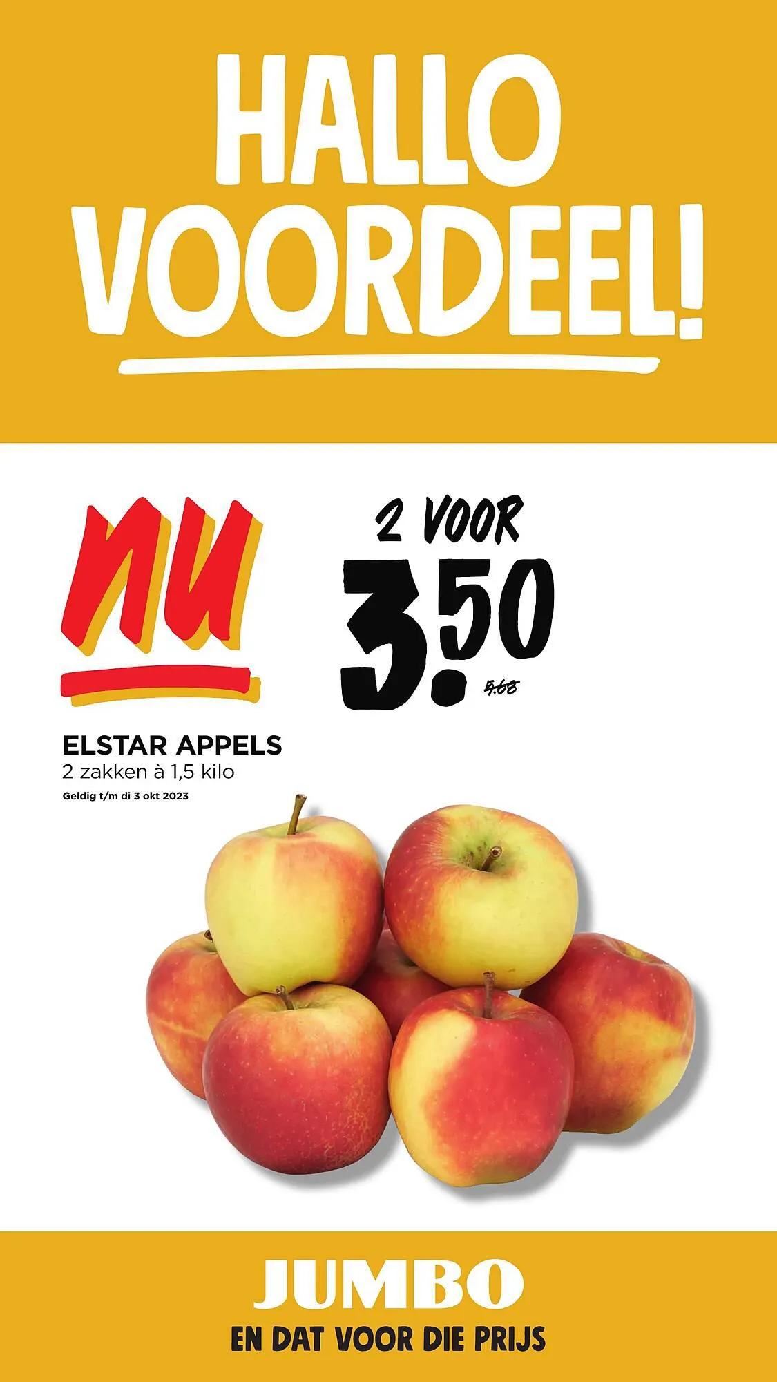 Jumbo folder week 39 van 27 september tot 3 oktober 2023 - Folder pagina 1