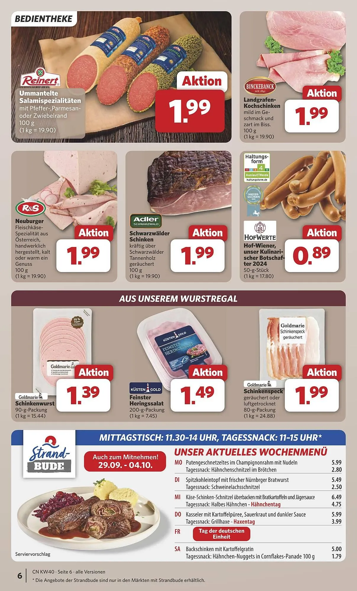 Combi Markt DE folder van 29 september tot 4 oktober 2025 - Folder pagina 6
