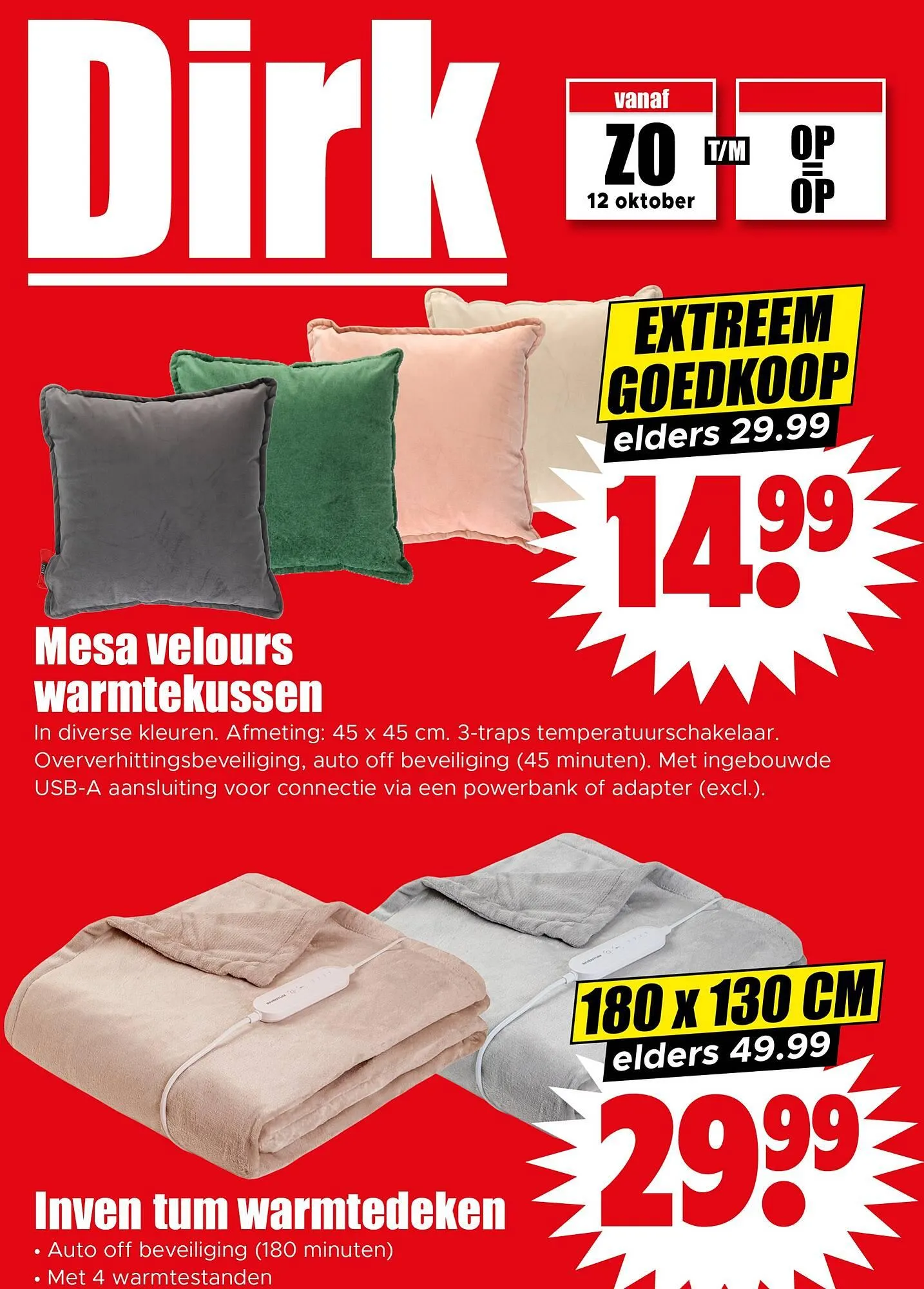 Dirk folder van 12 oktober tot 18 oktober 2025 - Folder pagina 1