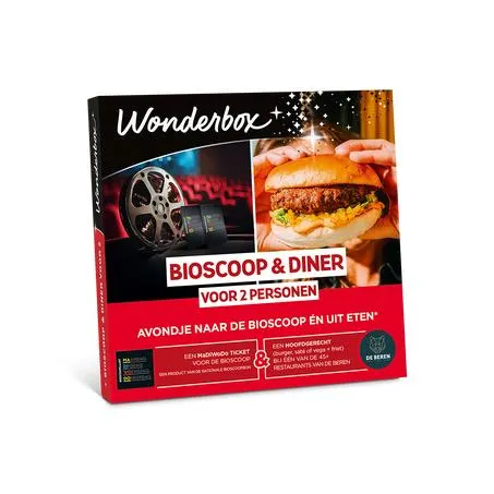 Bioscoop & Diner voor 2 personen