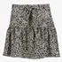 Dames skort zwart met print