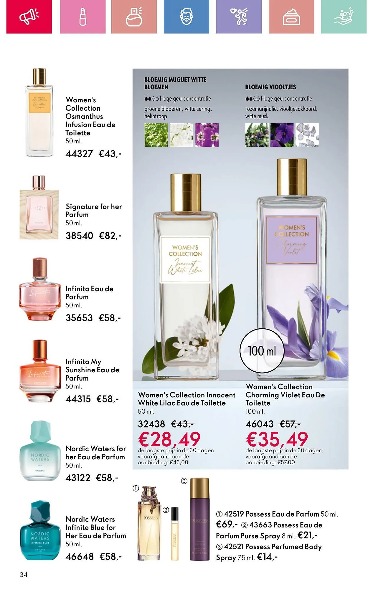 Oriflame folder van 31 maart tot 19 april 2025 - Folder pagina 34