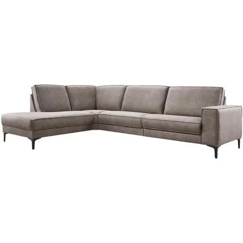 Hoekbank links Barrio bruin basic comfort