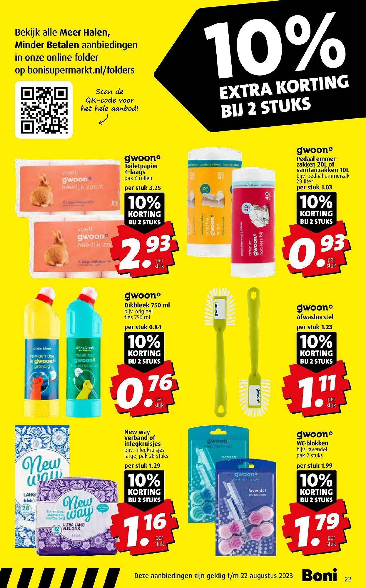 Boni folder van 2 augustus tot 8 augustus 2023 - Folder pagina 22