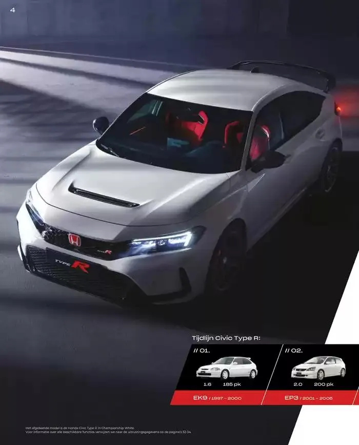Civic Type R van 19 november tot 30 juni 2025 - Folder pagina 4