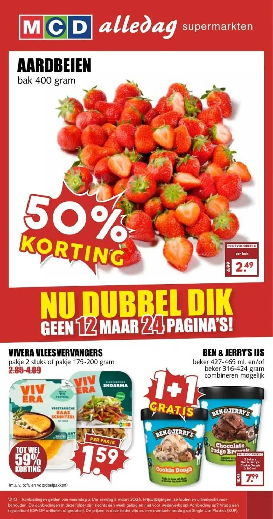 MCD Supermarkt folder van 2 maart tot 8 maart 2026 - Folder pagina 1