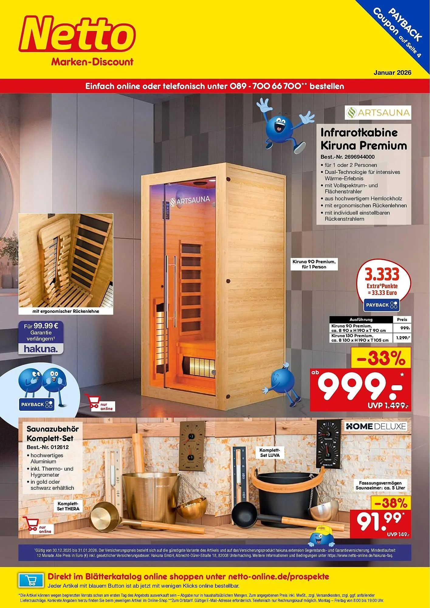 Netto Marken-Discount DE folder van 9 januari tot 31 januari 2026 - Folder pagina 1