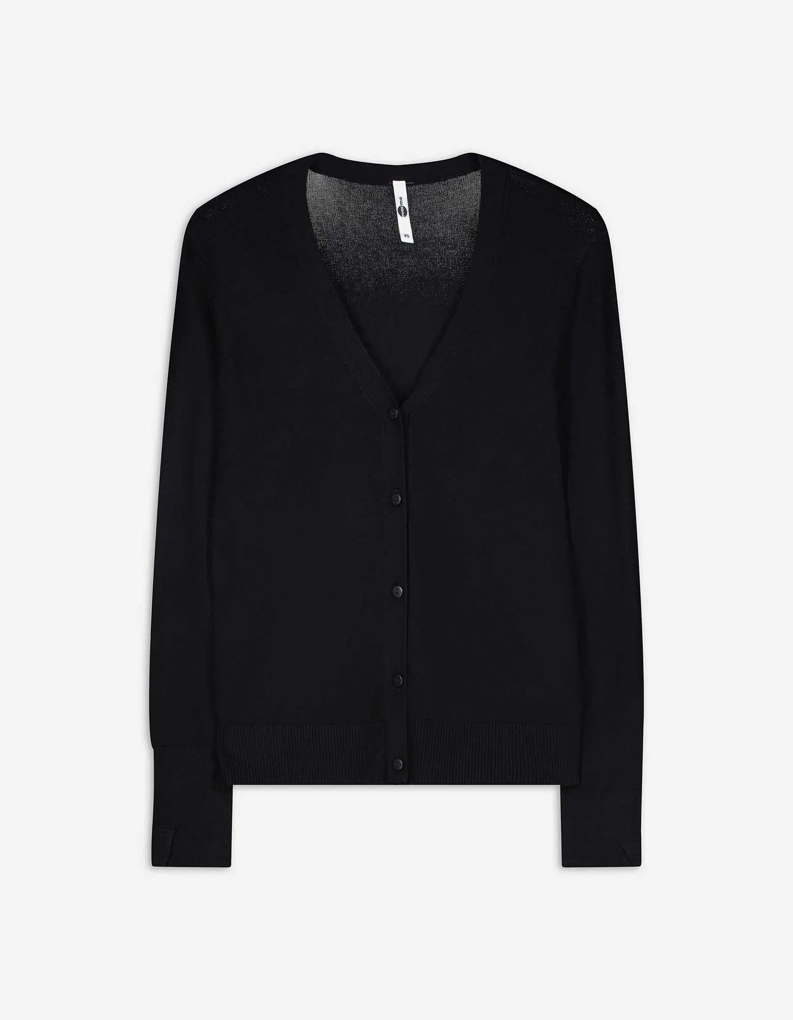 Gebreid vest - LENZING™ ECOVERO™ - zwart