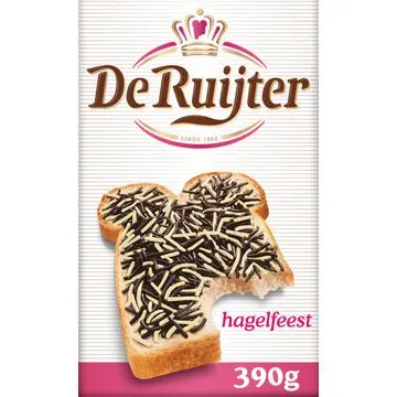 De Ruijter Hagelslag Mix Puur en Vanille 390g