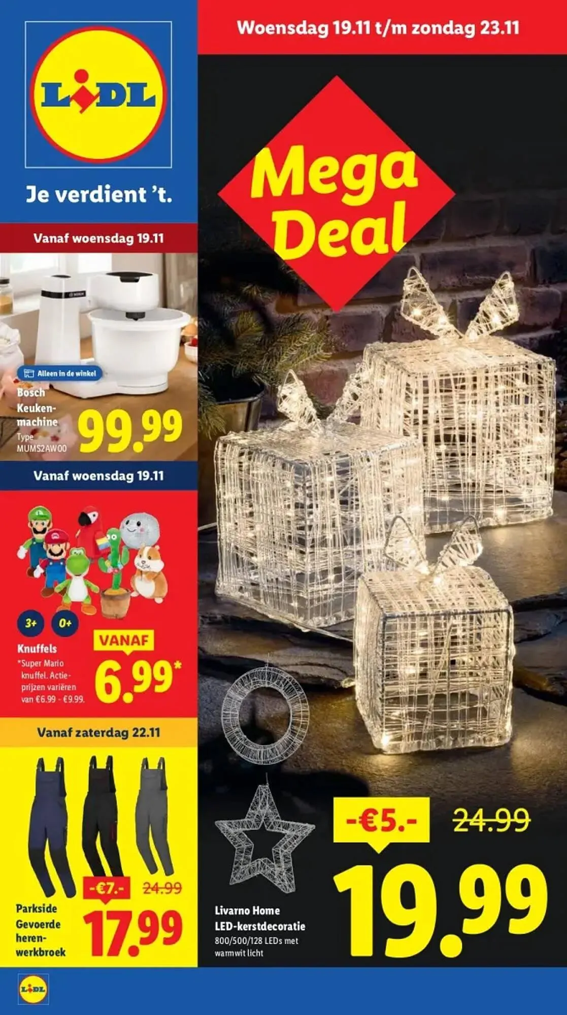 Lidl folder van 19 november tot 23 november 2025 - Folder pagina 1