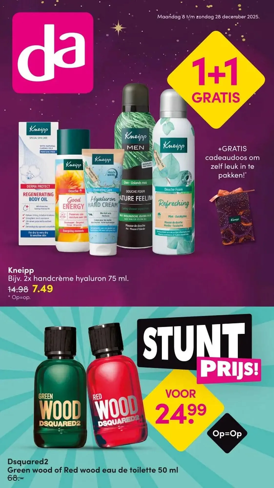 DA folder van 15 december tot 28 december 2025 - Folder pagina 1
