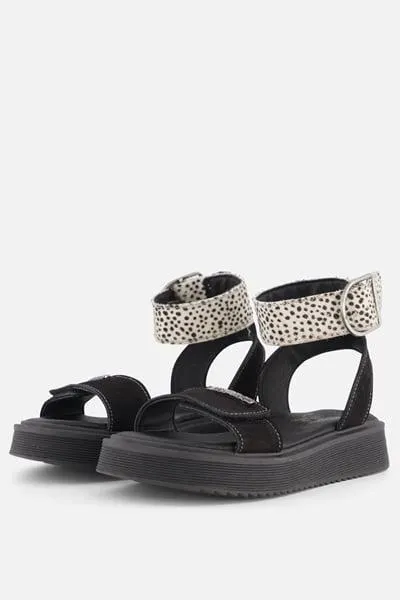 Vingino Vayenne Sandalen zwart Leer