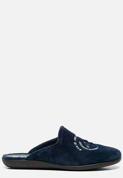 Basicz Comfort pantoffels blauw Textiel 370513