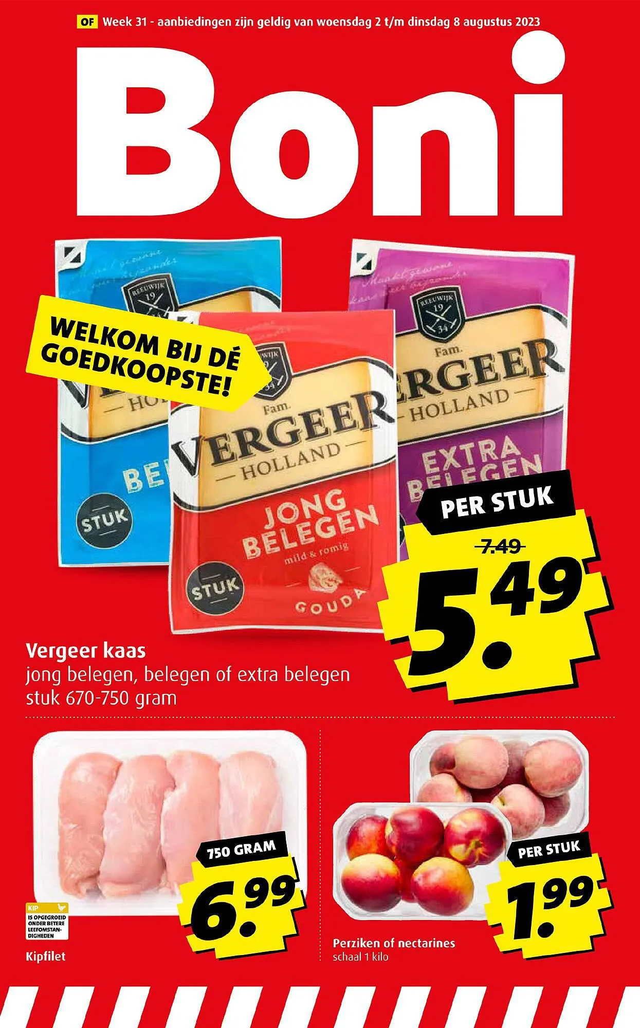 Boni folder van 2 augustus tot 8 augustus 2023 - Folder pagina 1