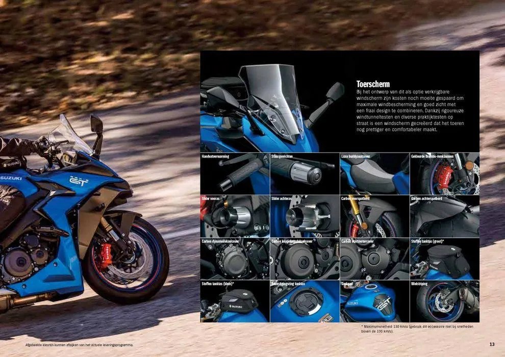 Suzuki Gsx-S1000Gt van 29 augustus tot 12 september 2024 - Folder pagina 13