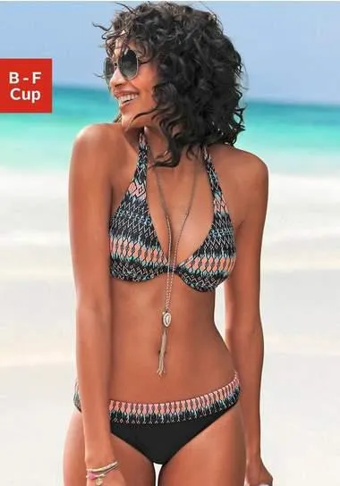 Homeboy Beugelbikini in een etnische look
