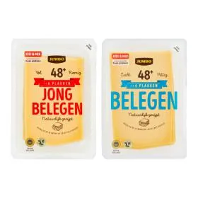 Jumbo Komijn Belegen Kaas 48+ Plakken 190g