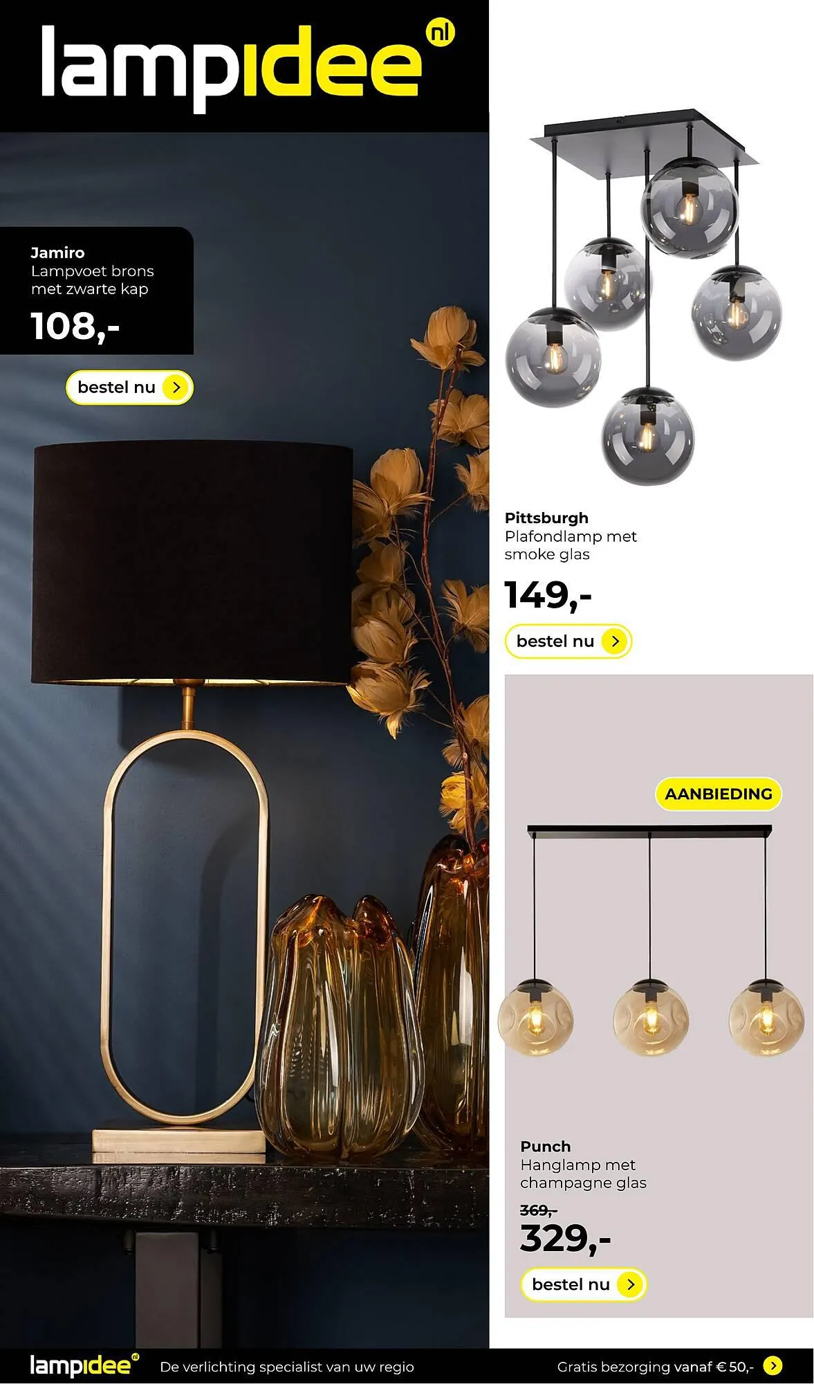 Lampidee folder van 27 november tot 31 december 2023 - Folder pagina 1