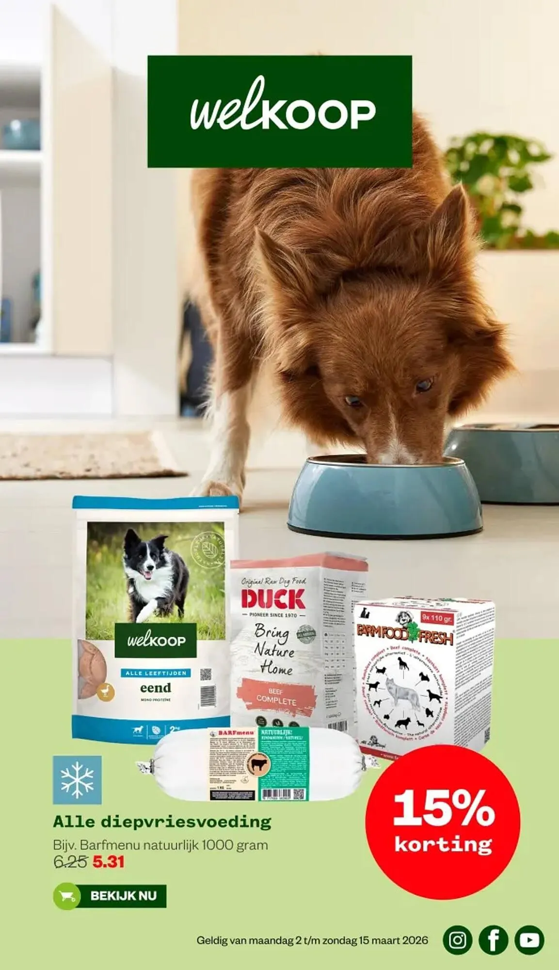 Welkoop folder van 9 maart tot 15 maart 2026 - Folder pagina 1