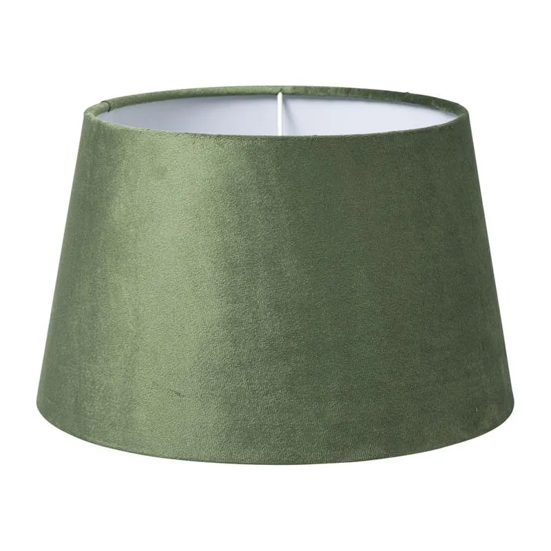 Lampenkap taps middel - groen - ø28x17 cm