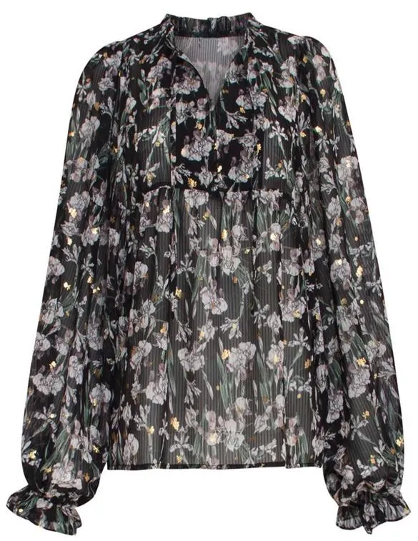 Smashed Lemon Blouse met bloemen print 23511