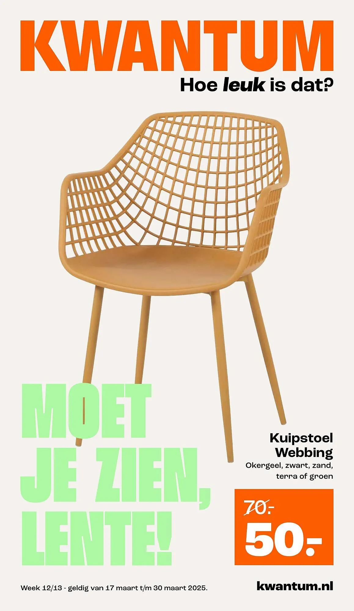 Kwantum folder van 16 maart tot 29 maart 2025 - Folder pagina 1