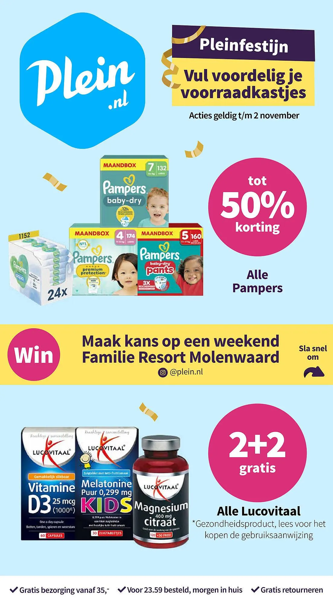 Plein.nl folder van 15 oktober tot 2 november 2025 - Folder pagina 1