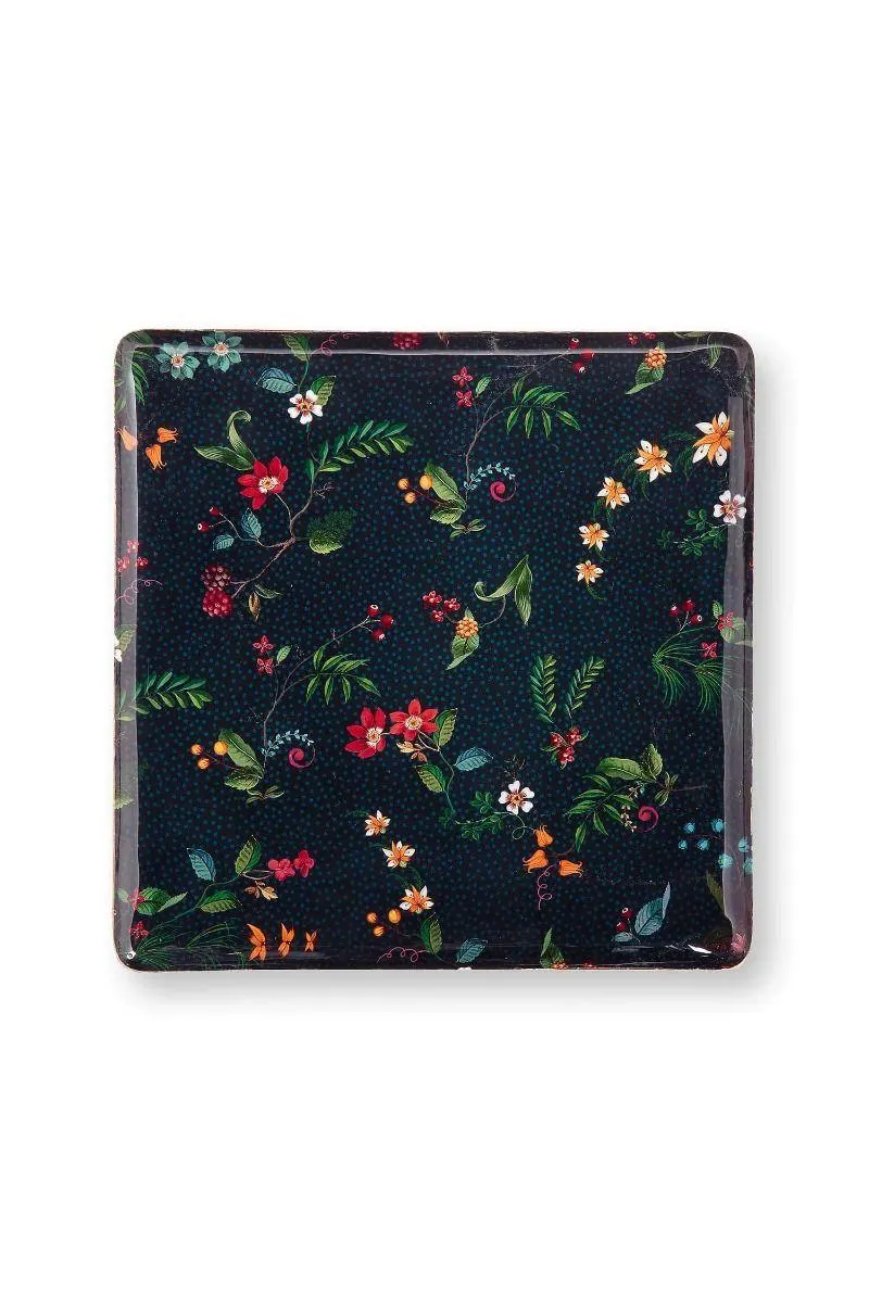 Schaal Metaal Medium Berry Blues Donkerblauw