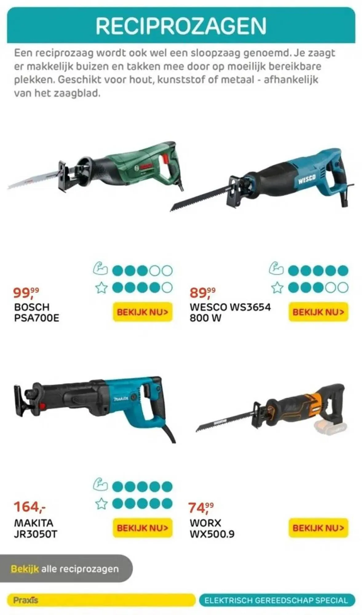 Praxis folder - Elektrisch Gereedschap van 16 november tot 31 juli 2023 - Folder pagina 19