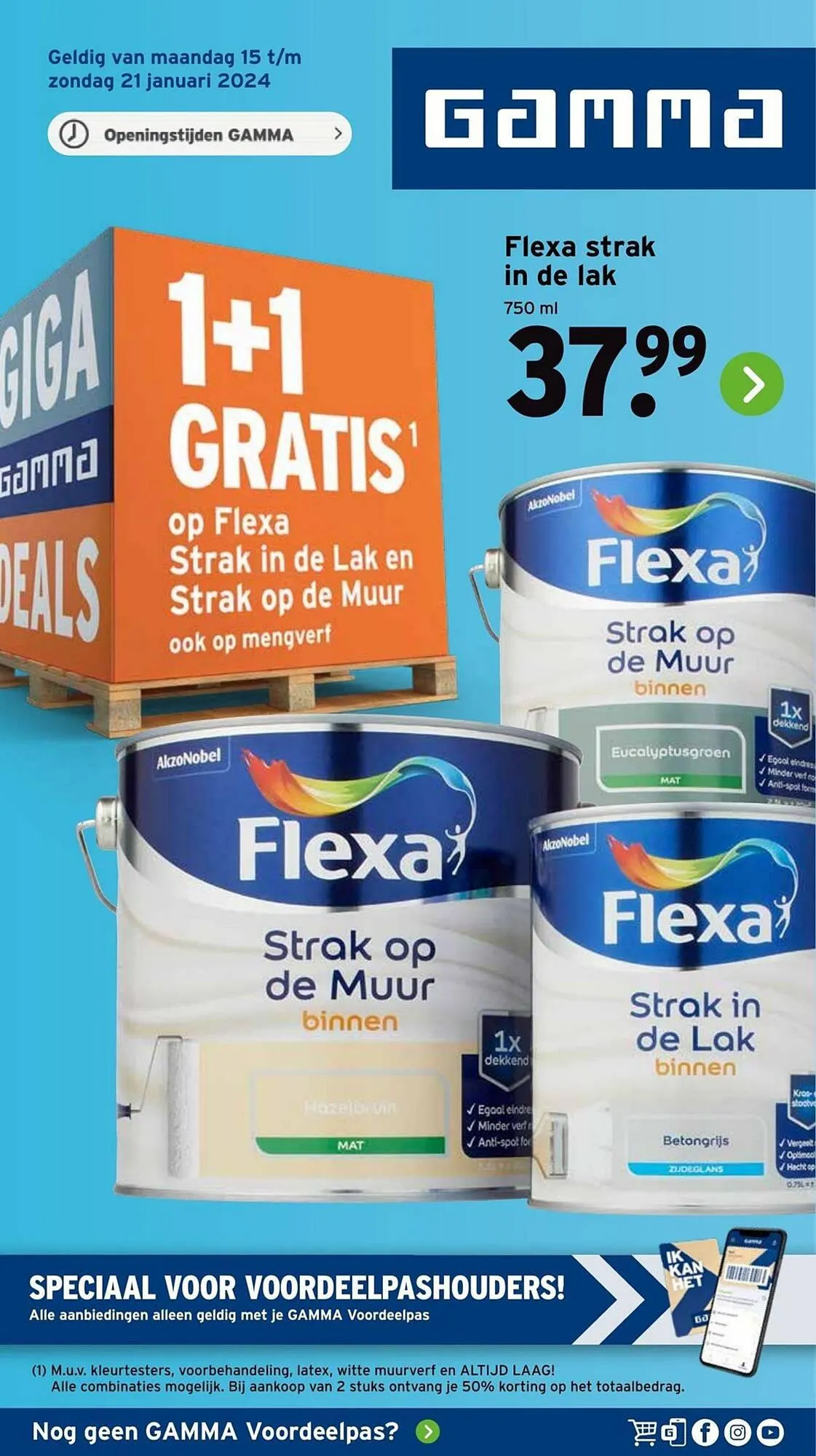 GAMMA folder van 15 januari tot 21 januari 2024 - Folder pagina 1